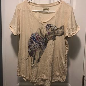 Lucky Brand Elephant Tee